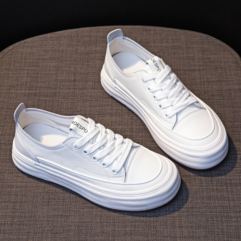 Mostarsea 时尚百搭~ 厚底小白鞋女2025夏季新款爆款运动休闲板鞋