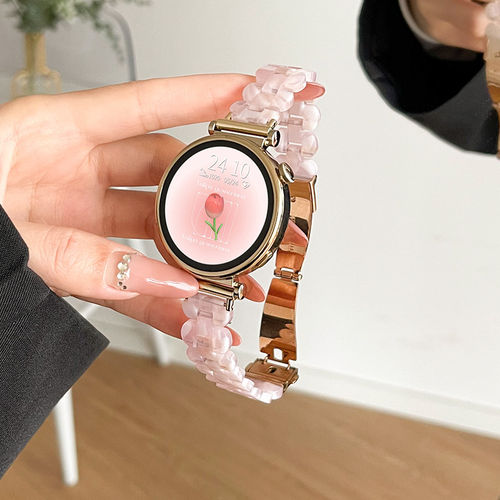 适用华为gt4手表带新款gt5/6腕表树脂41mm智能手表链watch4手表带