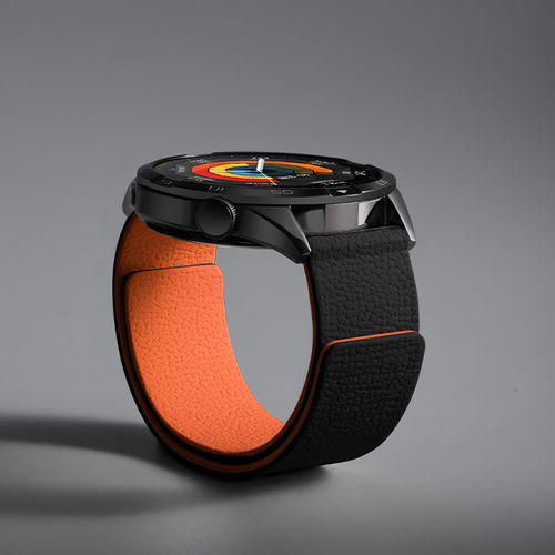 适用小米watch5表带watchs5手表watchs4荔枝纹磁吸s3运动Sport智