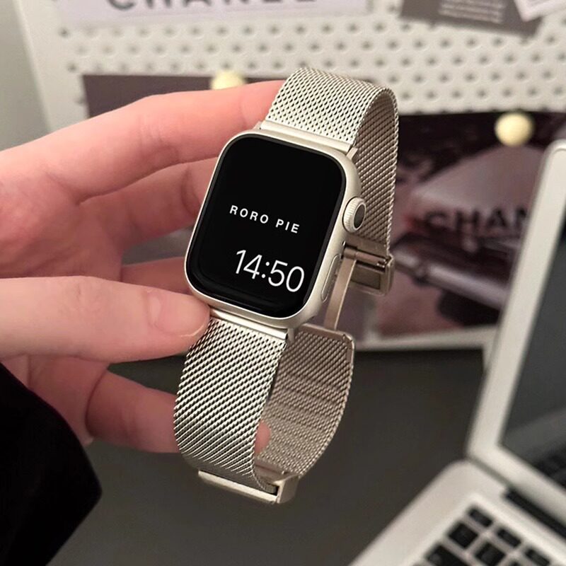 适用vivo watch gt表带新款金属磁吸vivowatch5精钢款手表带高级3图片