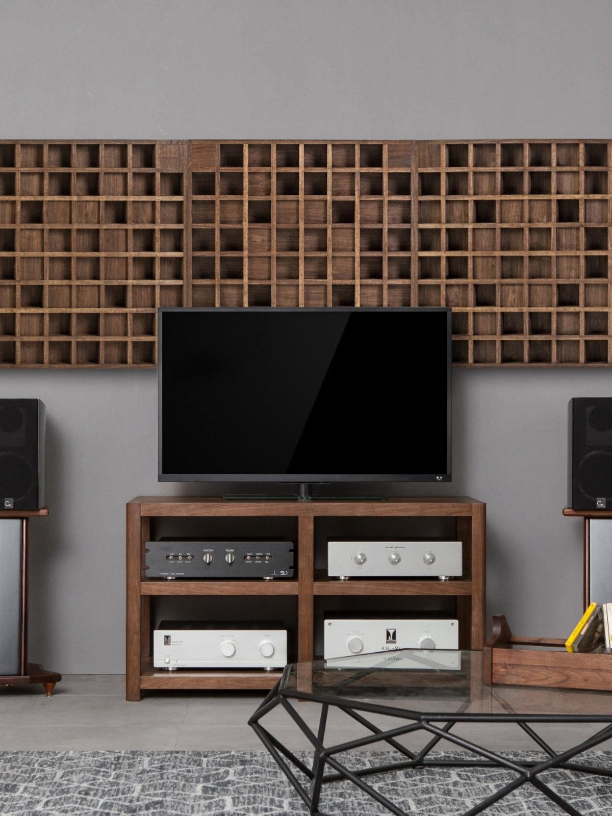 Gramosound/Gamosound全实木音频机架功率放大器机架专业设备机柜