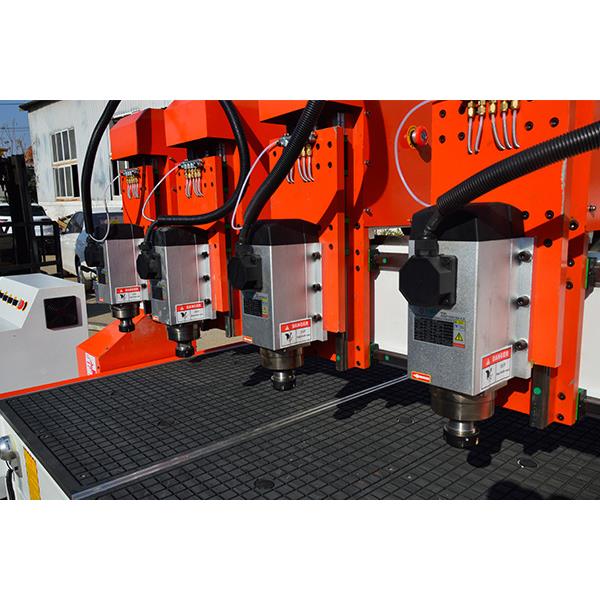 鸿济2024新款13FS1530-4头25机械数控单头工双自动换刀木门多机头