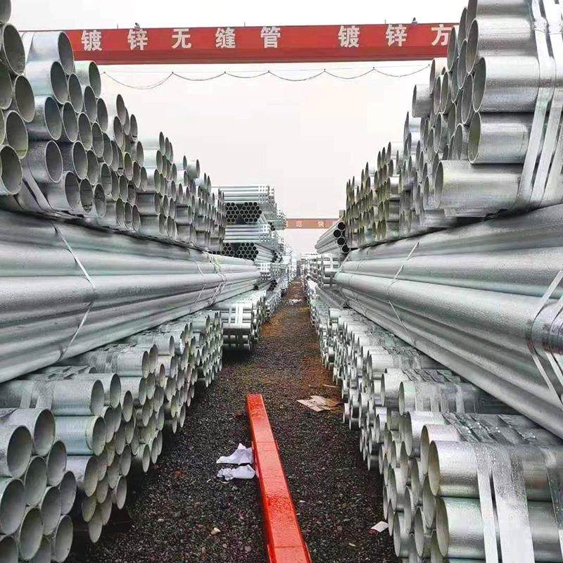 厂家货镀锌螺*旋钢管φ37*6现 42667 478*8镀锌螺旋管JYZ通风管道