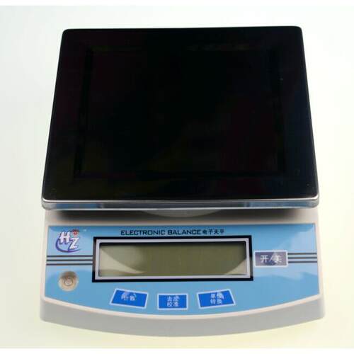 HZ-B官网电子天平1kg/0.g1大方盘大量程/计/数/计重/工业0电子秤