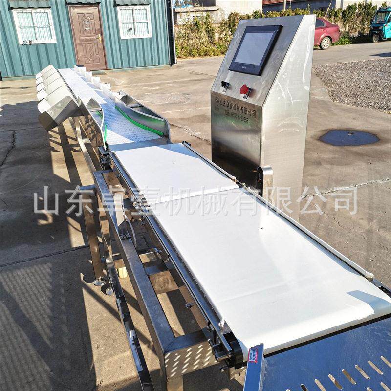 鱼片参重量选机锈海钢白条鸡鸭水产品不重量皮带分摆臂秤质量保障