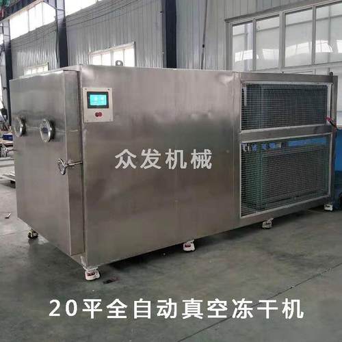 众干发银杏低空1-30平冻干机果温冷冻真冻干设备豆类大米真空冻干