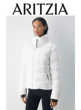 加拿大正品Aritzia supersnug puff鹅绒羽绒服六格收腰连帽外套女