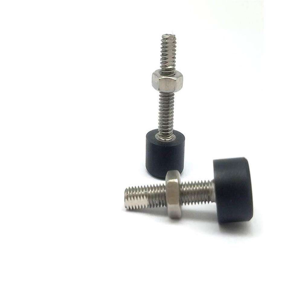 缓冲螺丝TDD01-M3/4/5/6/8/10-L15 20 30 40UNST带低弹性橡胶缓冲
