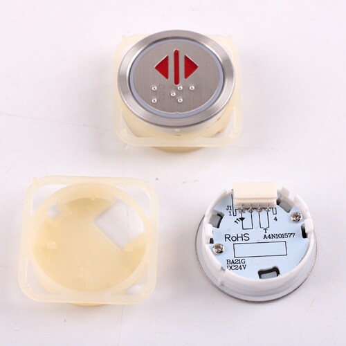 适用蒂森电梯按钮BA21G 外呼A4N101577 A4J101576按键24V开关方向