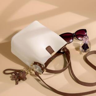 包包2024新款女包大容量斜挎包七夕礼物水桶包通勤单肩包高级轻奢