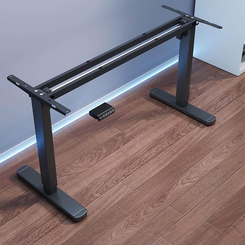 智能电动升降桌腿双电机双横梁办公桌电脑桌支架学习书桌升降桌架