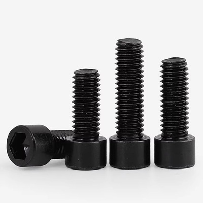 10.9级黑色小圆柱头内六角螺丝小头小帽小杯头内六角螺钉M2-M6