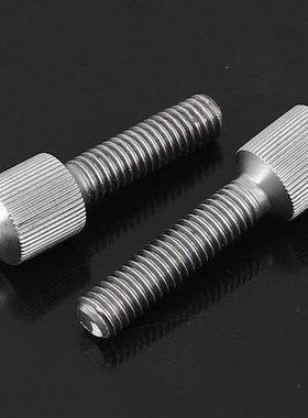 304不锈钢滚花小头手拧螺丝GB836小圆头调节手紧螺钉m2M2.5M3-M8