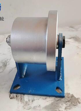 厂家重型单边滑铸轮架钢加厚角铁方钢型轨道轮UFZT矿山带滑轮