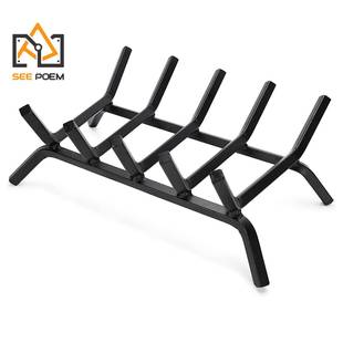 供货BJL炉火炉铁架柴火燃I烧架Worughtron壁Fireplace