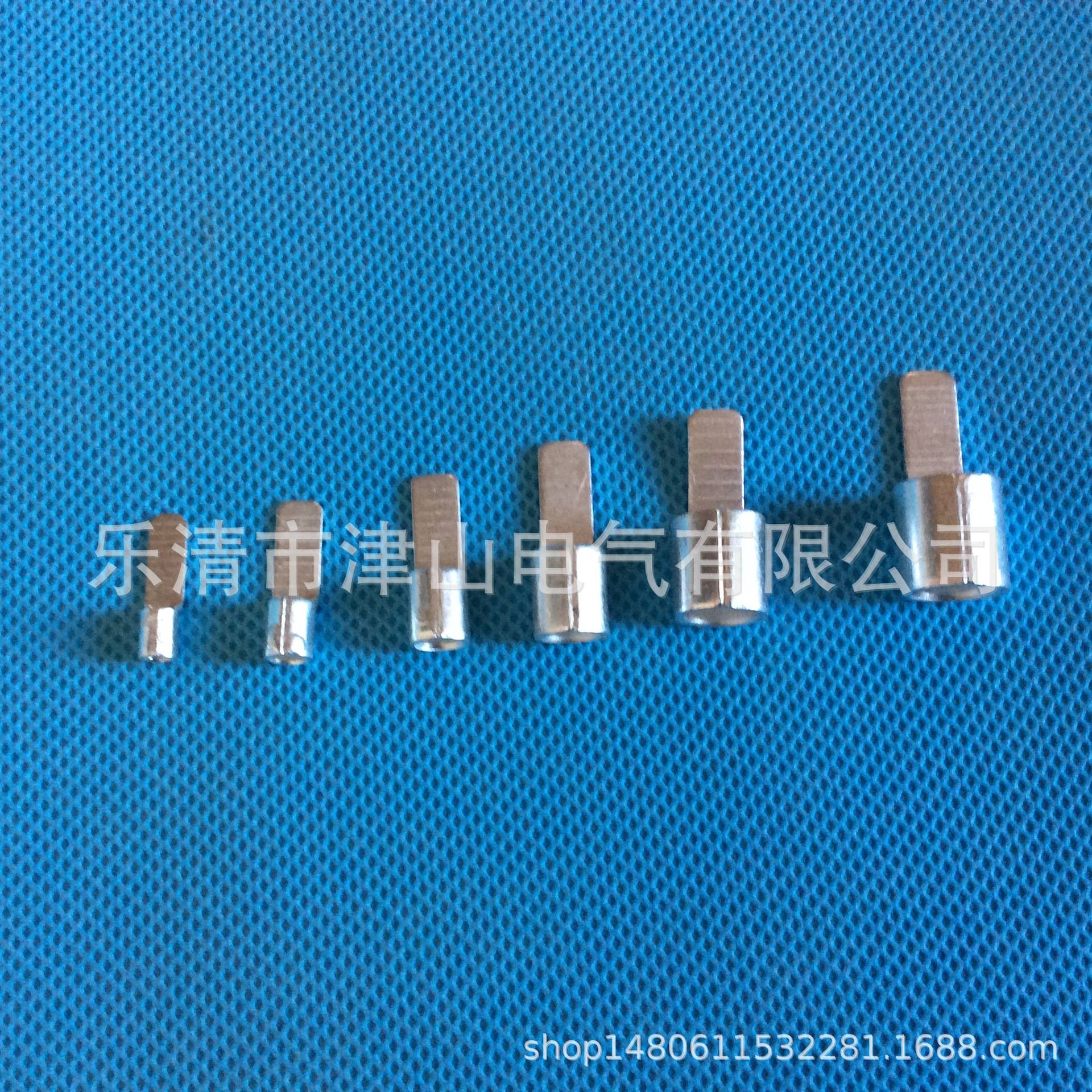 C45-10 16 25 插针插片空开接线端子铜鼻子DZ47冷压紫铜焊接端头