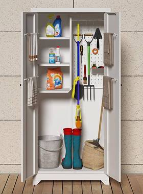 户外子工具收FWR纳柜外阳台储把物柜室洞洞板拖柜家用保洁柜防水