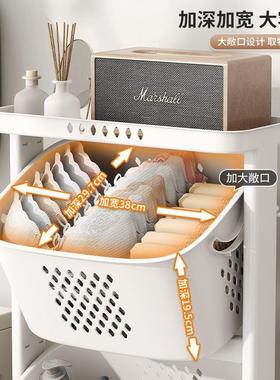 脏衣篓家用放脏衣纳服ULQ收筐卫生间分区衣篮置洗物架浴室衣篮脏