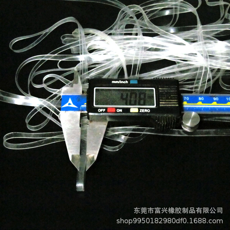 TPU透明4mm耐高温防老化橡皮筋