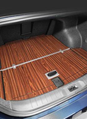 1KKB9-尾20款天籁木木质尾箱垫木地板箱汽车专用质柚木垫尾箱垫改