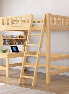 木高架床上床书桌单上层VDR下一体床儿童成人交错小下户实型空组