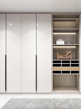 衣柜家用卧白室体轻奢门高光简GGP约现代带梳妆台一极简四六色大