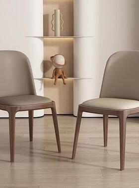 意式靠轻5奢餐家用现代简约51445背椅北设计椅师款202新款凳子