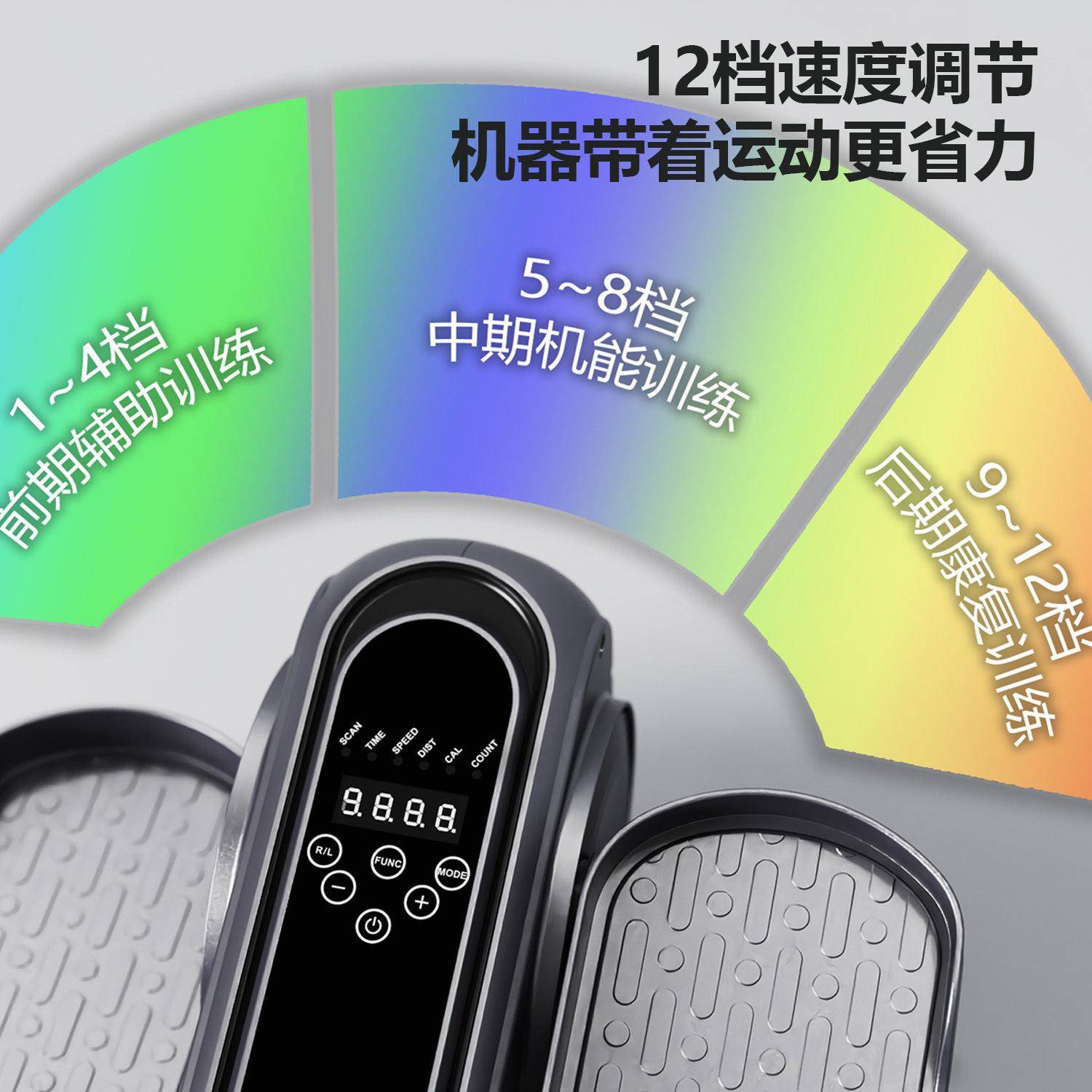 器电动踏板椭锻圆康复机老人机家用踏步机炼健身多功能腿部训RKH