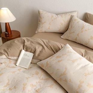 K160支双层纱床款 春IBZ秋2 上四件套100床品5纯棉被套床单225新0款