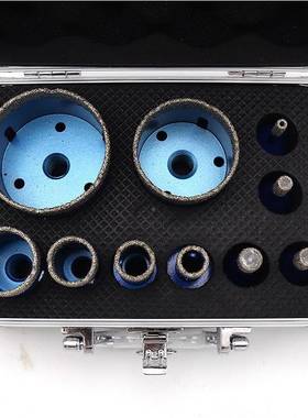 10pcM14石钎焊开扩孔器套打装金刚FMM石材瓷砖孔角磨机钻头孔钻