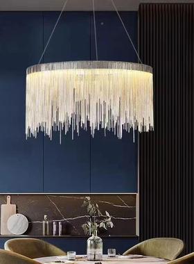 现代轻奢厂意式吊灯别墅店酒苏客厅卧室餐厅吧台家用流LUZ吊灯工