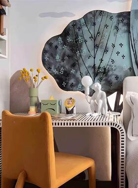 现软代样间儿童房书桌组合摆件人脸盒子猴板FYR灯装装饰子品组合