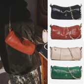 马努女包土耳其Manu Atelier真皮单肩链条枕头Cylinder箭头圆筒包