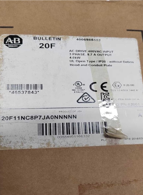 【顺庆】罗克韦尔20F11NC8P7JA0NNNNN 4006985【议价】