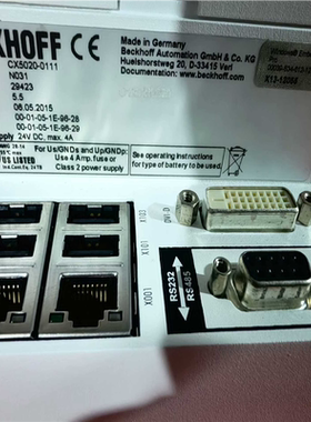 议~倍福CPU:CX5020-0111，全新无包装