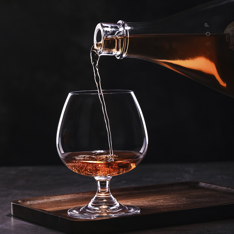 SD1914 石岛铅水晶水晶白兰地杯 干邑高脚杯烈酒杯洋酒鸡尾酒杯