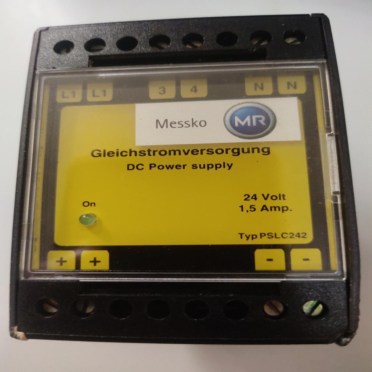 (询价)德国MR MESSKO开关电源PSLC242一个，九成新