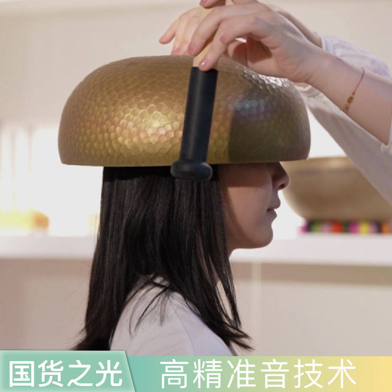 颂钵铜钵彩虹钵准音套装尼泊尔手工国产冥想梵音罄西藏音疗钵音碗