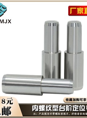 MSFWM轴承钢台阶定位销MSFWCM不锈钢限位轴销内螺纹固定精密销钉