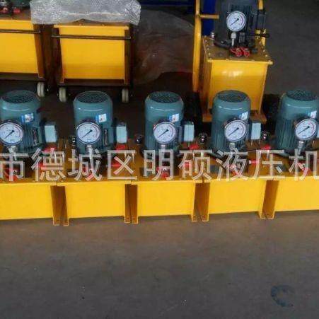 手提式DSS电动油泵多手柄换向液压泵站柱塞式液压站DBS电动液压泵