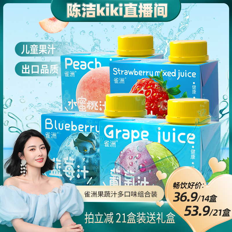 雀洲无添加剂小果汁饮料
