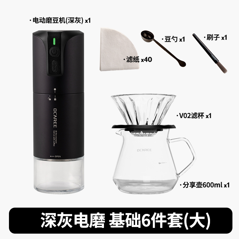 咖啡豆研磨d机电动家用小型现磨磨豆机意式全自动研磨器手磨咖啡