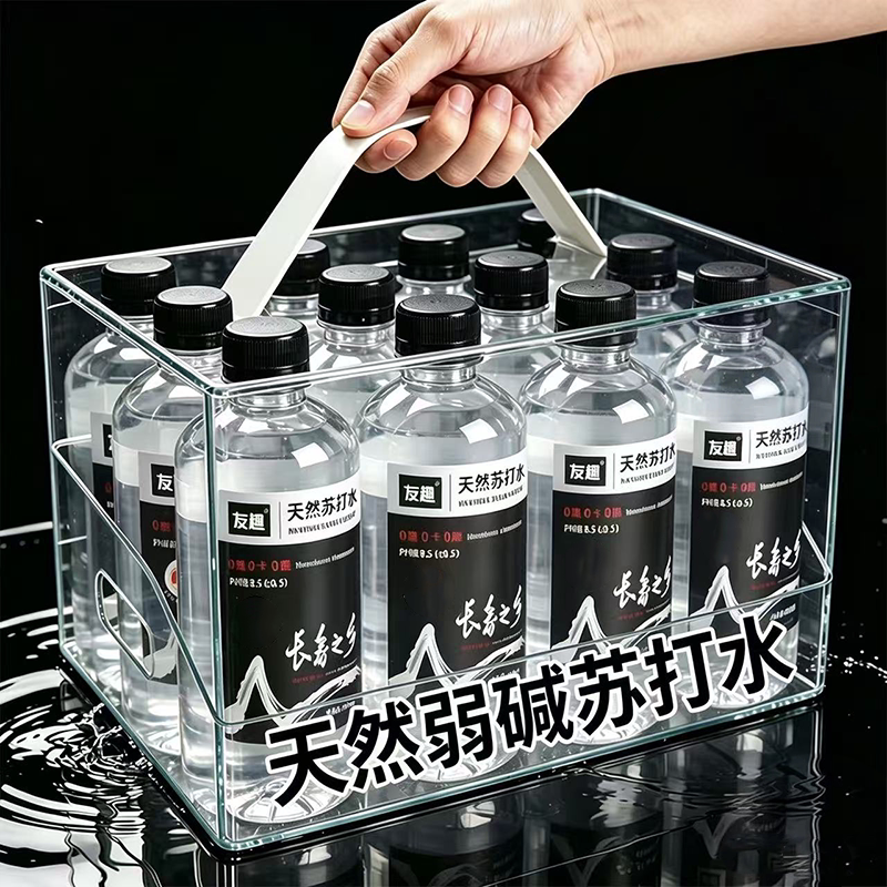 天然苏打水420ml*12瓶整箱特价弱碱性无糖无汽0脂健康饮用水特价