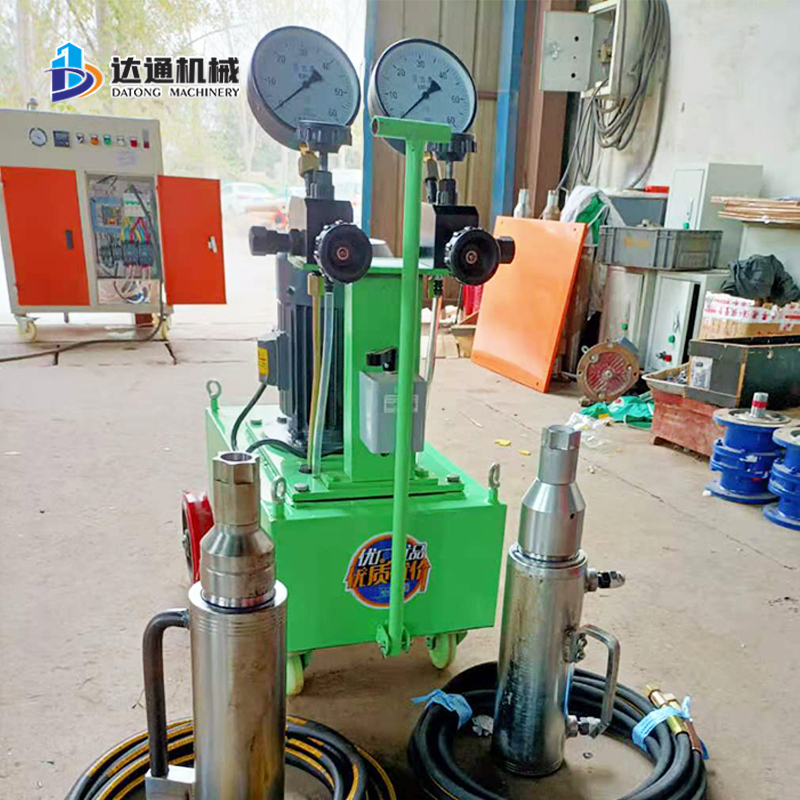 预应力张拉机具桥梁钢绞线锚索同步液压涨拉 150吨穿心千斤顶油泵