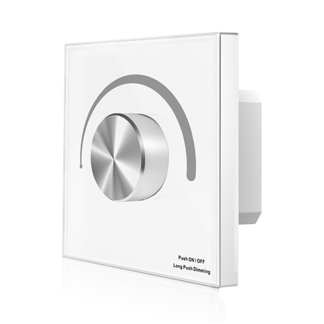 LED220V高压调光开关500W半导体控制整流器旋钮调光86型电子亮度