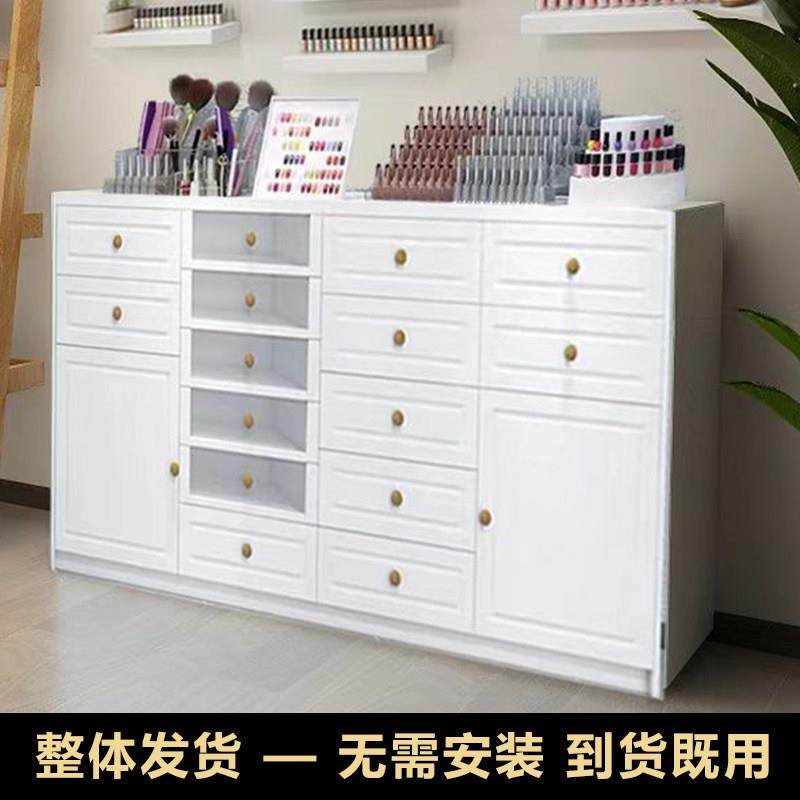 新款美甲店展示柜货柜甲油胶收纳柜落地柜指甲油色板美甲边柜墙柜,商业/办公家具,化妆品展柜,淘宝优惠券,粉丝福利购,淘宝优惠卷