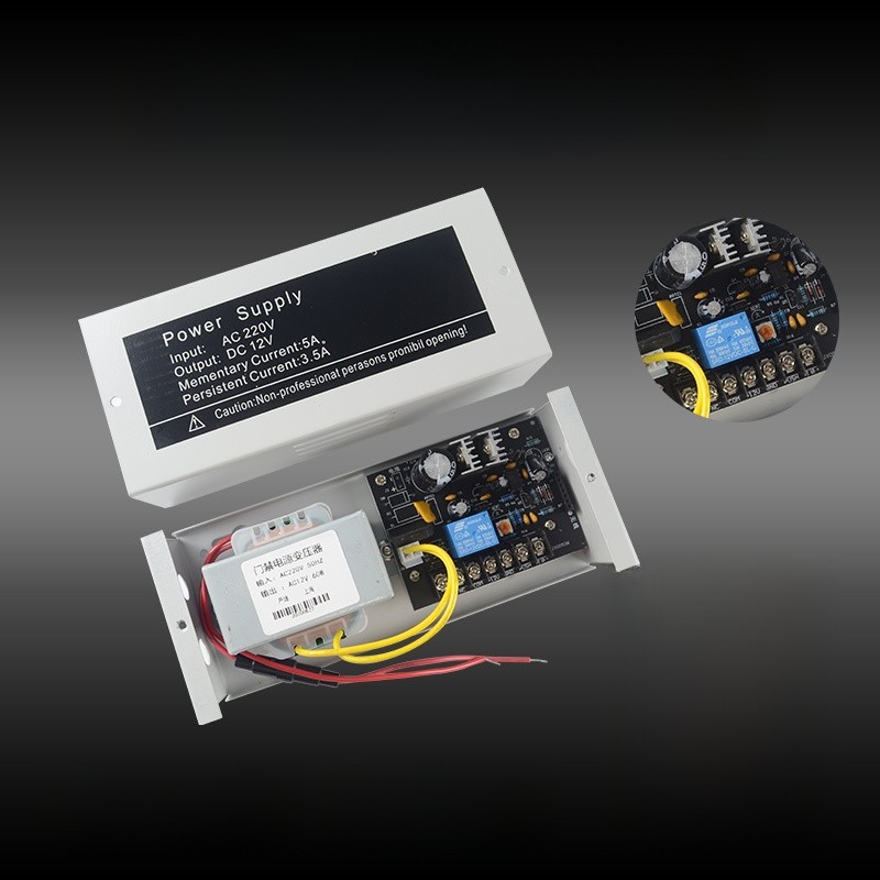 稳定门禁专用电源变压器12V3A电源控制器12V5A延时门禁系统