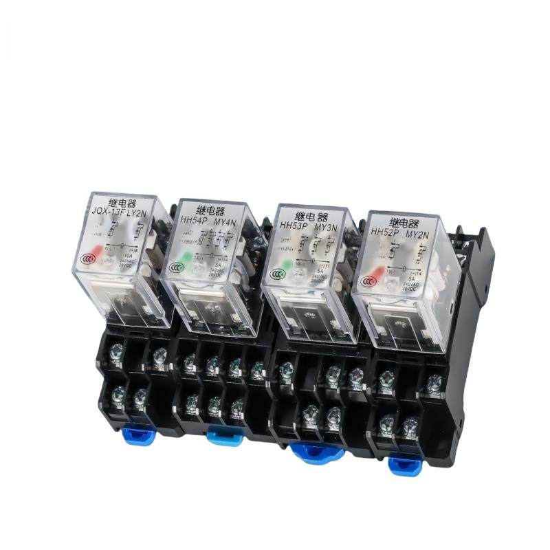 小型中间电磁继电器HH52P54P62P64P交流220V24VJQX-13FMY2NJLY2NJ