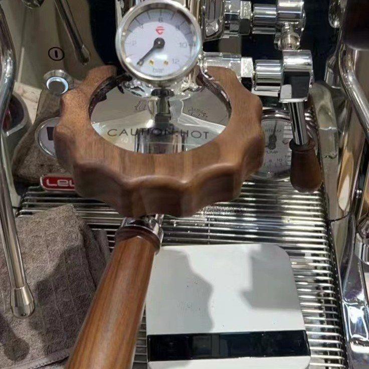 e61咖啡机冲煮头防烫圈高级胡桃木火箭/lelit/格米莱/惠家专用