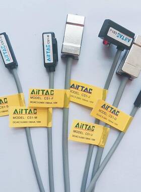 亚德客磁性开关CS1-U CS1-G CS1-F-J-S-ECS1-M020S25气缸感应开关